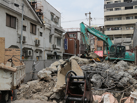 大阪市の解体工事事情